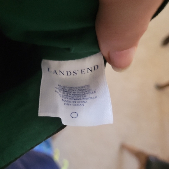 Lands' End Snowman Stocking with Max Name Embroidery - Picture 3 of 3